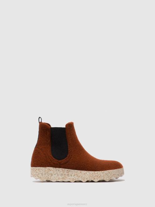 Asportuguesas chelsea kotníkové boty caia - F2X8217 Asportuguesas CZ hnědý muži boty