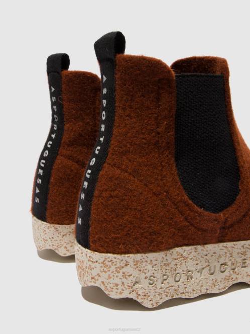 Asportuguesas chelsea kotníkové boty caia - F2X8217 Asportuguesas CZ hnědý muži boty