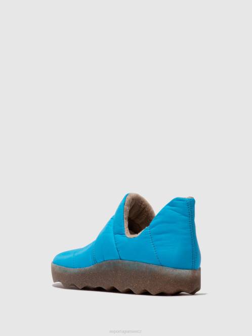 Asportuguesas boty s kulatou špičkou crus - F2X8210 Asportuguesas Shoes modrý muži obuv