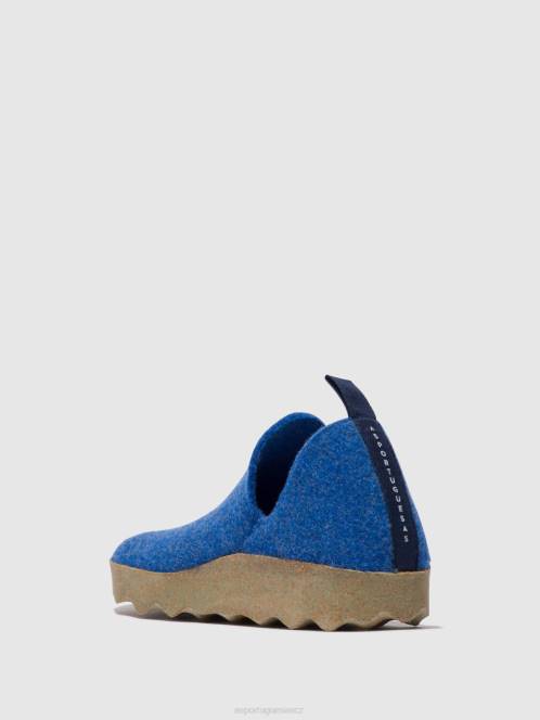 Asportuguesas boty s kulatou špičkou město - F2X8209 Asportuguesas Shoes modrý muži obuv