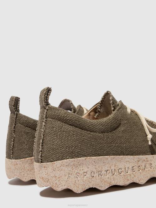 Asportuguesas nazouváky chat - F2X8202 Asportuguesas Shoes vojenské zelené konopí muži obuv