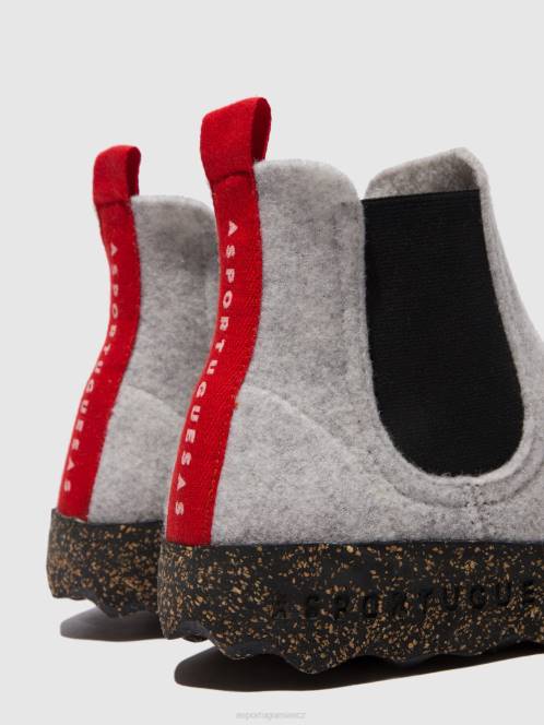 Asportuguesas chelsea kotníkové boty caia - F2X8148 Asportuguesas CZ špinavě bílá ženy boty