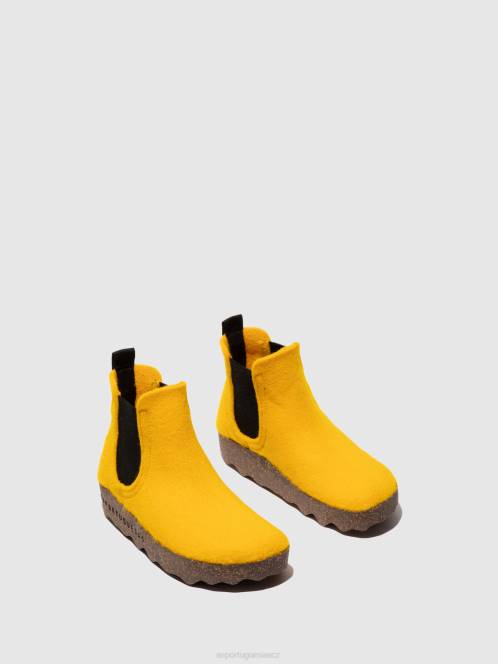 Asportuguesas chelsea kotníkové boty caia - F2X8153 Asportuguesas CZ žluť ženy boty
