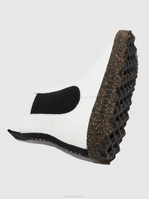 Asportuguesas chelsea kotníkové boty caia - F2X8154 Asportuguesas CZ veganská bílá ženy boty