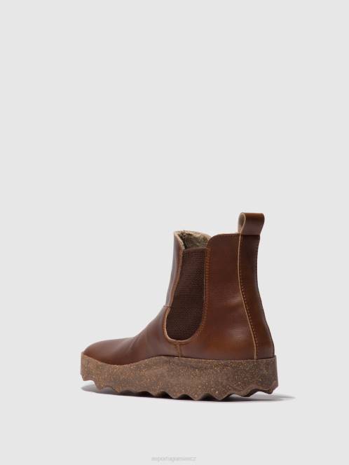 Asportuguesas chelsea kotníkové boty caia - F2X8157 Asportuguesas CZ hnědý ženy boty