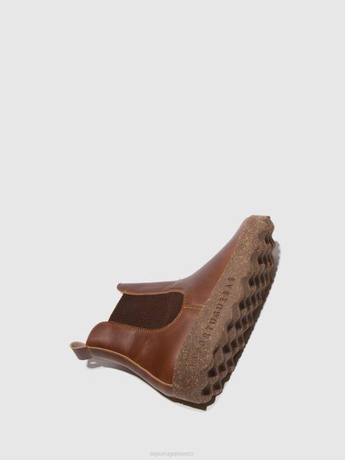 Asportuguesas chelsea kotníkové boty caia - F2X8157 Asportuguesas CZ hnědý ženy boty