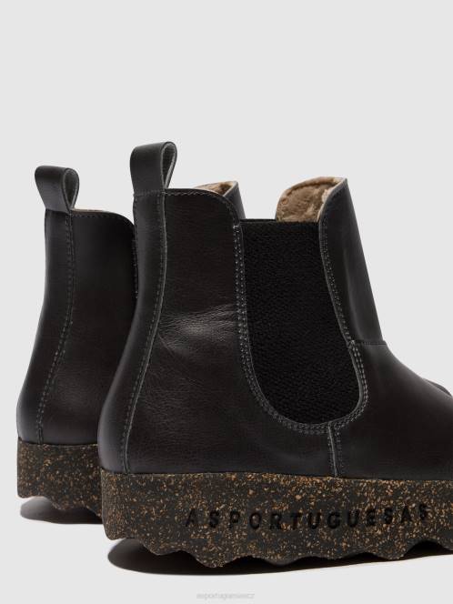 Asportuguesas chelsea kotníkové boty caia - F2X8163 Asportuguesas CZ šedá ženy boty