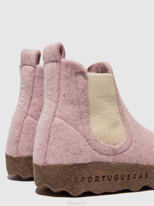 Asportuguesas chelsea kotníkové boty caia - F2X8168 Asportuguesas CZ růžový ženy boty