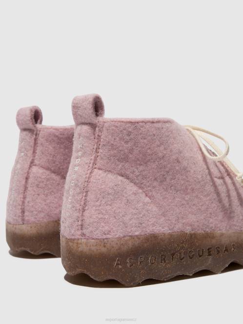 Asportuguesas šněrovací kotníkové boty cody - F2X8164 Asportuguesas CZ růžový ženy boty
