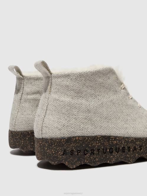 Asportuguesas šněrovací kotníkové boty dort - F2X8166 Asportuguesas CZ bílý ženy boty