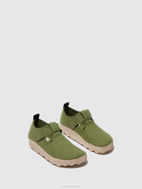 Asportuguesas mary jane boty kat - F2X8113 Asportuguesas CZ zelený ženy mary jane