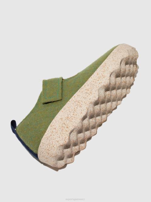 Asportuguesas mary jane boty kat - F2X8113 Asportuguesas CZ zelený ženy mary jane