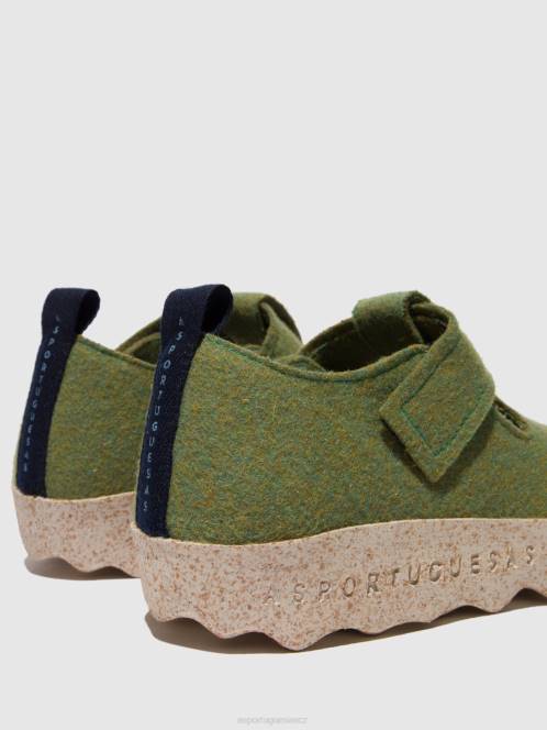 Asportuguesas mary jane boty kat - F2X8113 Asportuguesas CZ zelený ženy mary jane