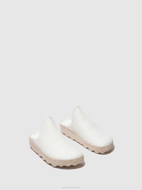 Asportuguesas nasouvací hlína mulů - F2X8137 Asportuguesas CZ bílý ženy muly