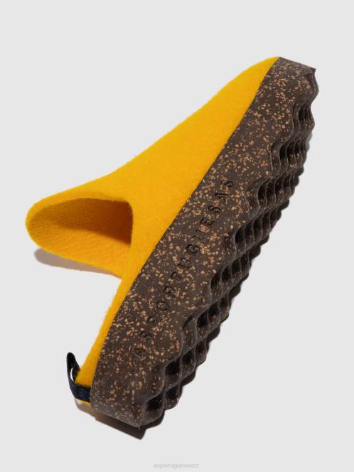 Asportuguesas přicházejí muly s kulatou nohou - F2X8131 Asportuguesas CZ žluť ženy muly