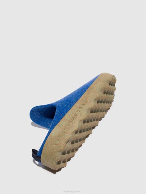 Asportuguesas přijdou navlékací mezci - F2X8145 Asportuguesas CZ modrý ženy muly