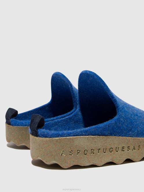 Asportuguesas přijdou navlékací mezci - F2X8145 Asportuguesas CZ modrý ženy muly