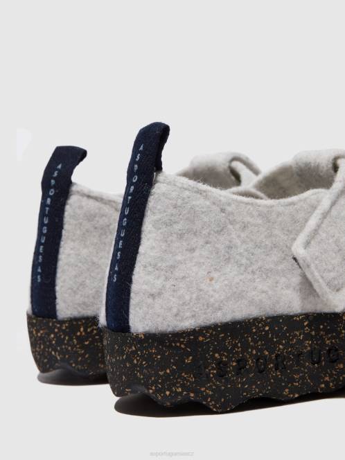 Asportuguesas boty na suchý zip kat - F2X8118 Asportuguesas Shoes špinavě bílá ženy obuv