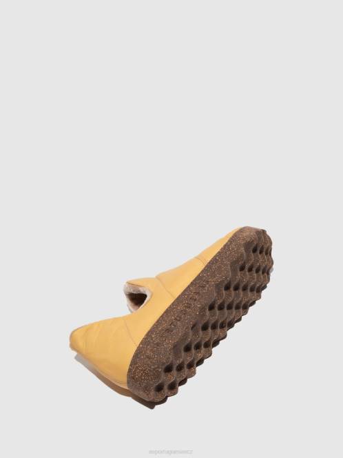 Asportuguesas boty s kulatou špičkou crus - F2X8103 Asportuguesas Shoes béžový ženy obuv