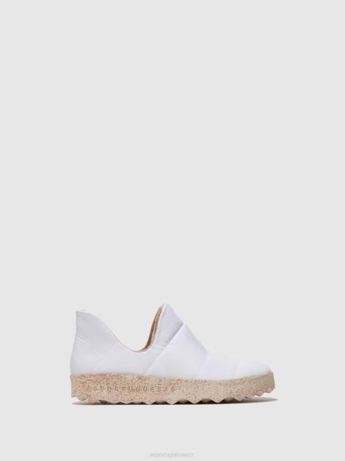 Asportuguesas boty s kulatou špičkou crus - F2X8115 Asportuguesas Shoes Blanco ženy obuv