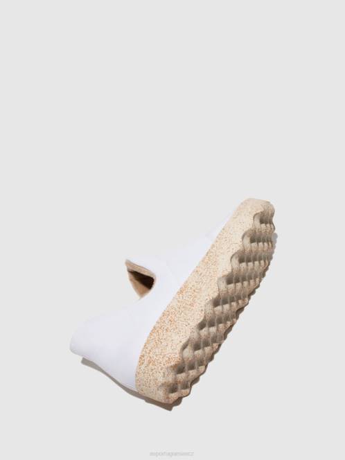 Asportuguesas boty s kulatou špičkou crus - F2X8115 Asportuguesas Shoes Blanco ženy obuv