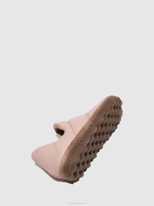 Asportuguesas boty s kulatou špičkou crus - F2X8117 Asportuguesas Shoes lila ženy obuv