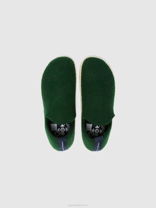 Asportuguesas boty s kulatou špičkou město - F2X8112 Asportuguesas Shoes zelený ženy obuv