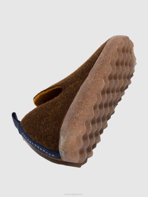 Asportuguesas boty s kulatou špičkou město - F2X831 Asportuguesas Shoes karamel ženy obuv