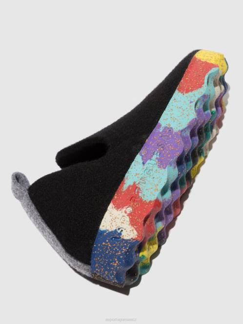 Asportuguesas boty s kulatou špičkou město - F2X835 Asportuguesas Shoes multi černá ženy obuv