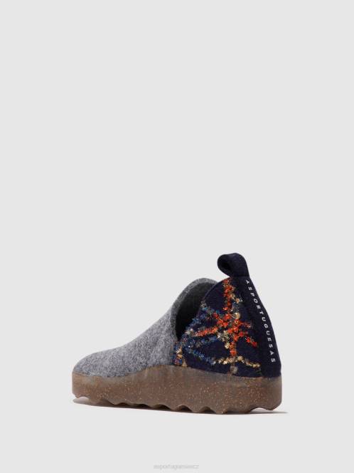 Asportuguesas boty s kulatou špičkou město - F2X851 Asportuguesas Shoes betonový plstěný dárek ženy obuv