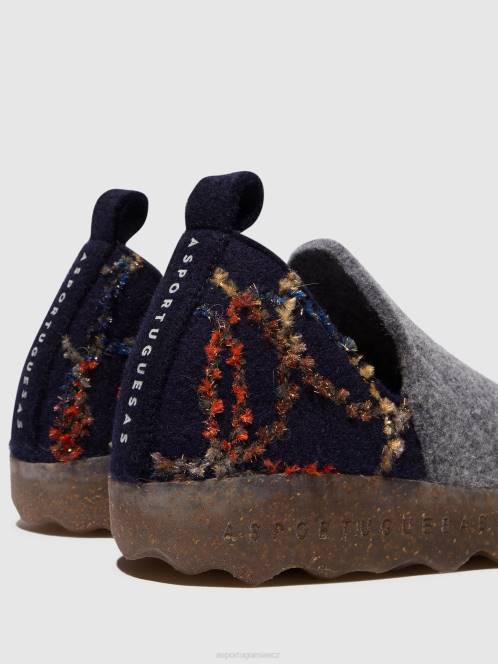 Asportuguesas boty s kulatou špičkou město - F2X851 Asportuguesas Shoes betonový plstěný dárek ženy obuv