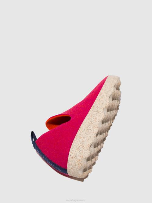 Asportuguesas boty s kulatou špičkou město - F2X877 Asportuguesas Shoes fuchsie ženy obuv