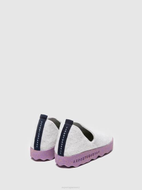 Asportuguesas boty s kulatou špičkou město - F2X882 Asportuguesas Shoes bílý ženy obuv