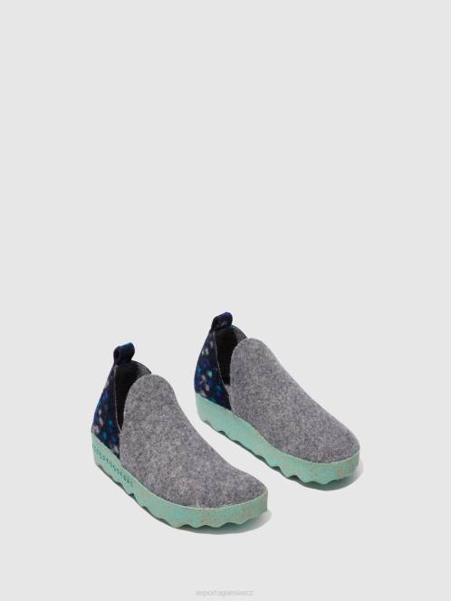 Asportuguesas boty s kulatou špičkou město - F2X897 Asportuguesas Shoes betonová plsť dehor ženy obuv