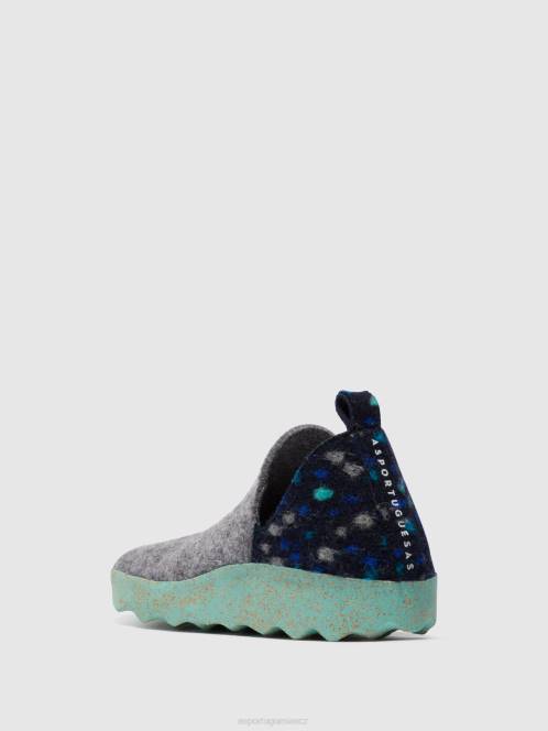 Asportuguesas boty s kulatou špičkou město - F2X897 Asportuguesas Shoes betonová plsť dehor ženy obuv