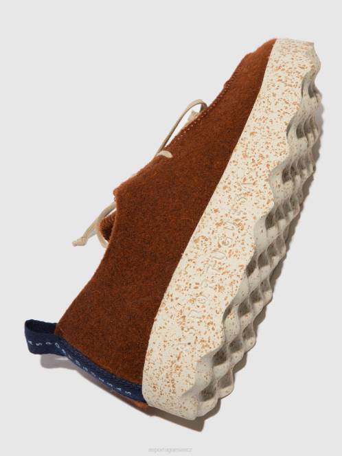 Asportuguesas šněrovací boty chat - F2X8105 Asportuguesas Shoes hnědý ženy obuv