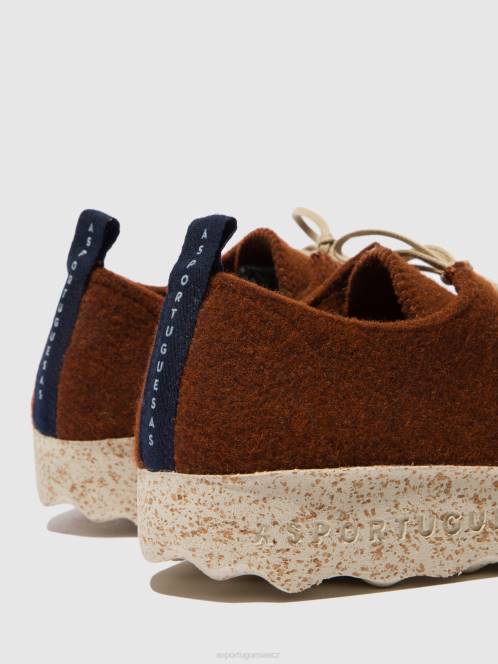 Asportuguesas šněrovací boty chat - F2X8105 Asportuguesas Shoes hnědý ženy obuv