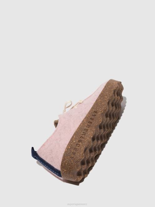 Asportuguesas šněrovací boty chat - F2X8108 Asportuguesas Shoes růžová/taupe ženy obuv