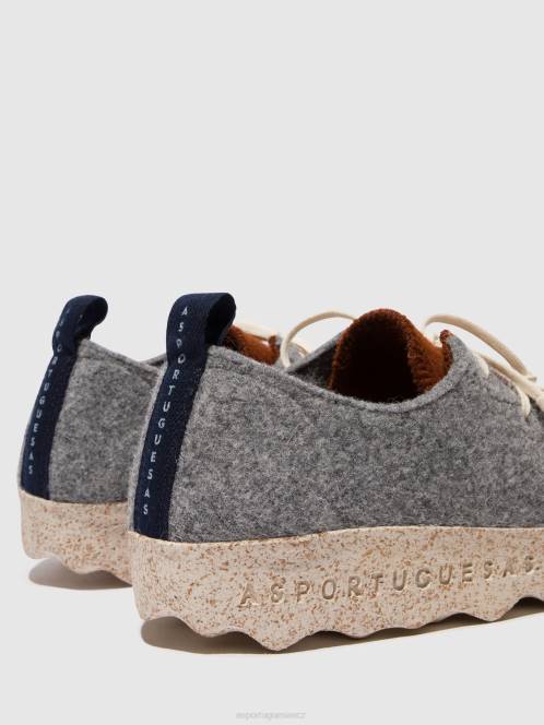 Asportuguesas šněrovací boty chat - F2X8114 Asportuguesas Shoes betonová/hnědá ženy obuv