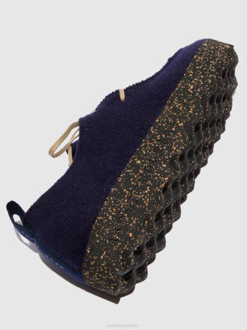 Asportuguesas šněrovací boty chat - F2X863 Asportuguesas Shoes námořnictvo ženy obuv