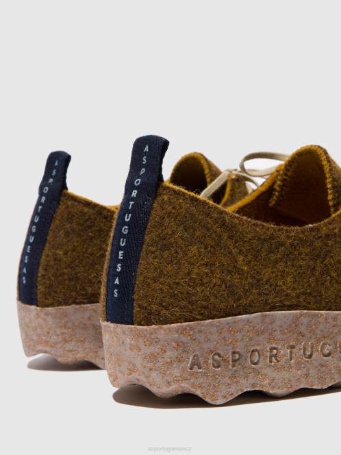 Asportuguesas šněrovací boty chat - F2X878 Asportuguesas Shoes karamel ženy obuv