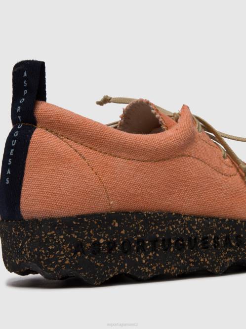 Asportuguesas šněrovací boty chat - F2X886 Asportuguesas Shoes korál ženy obuv