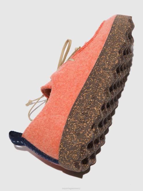 Asportuguesas šněrovací boty chat - F2X893 Asportuguesas Shoes mandarinka ženy obuv