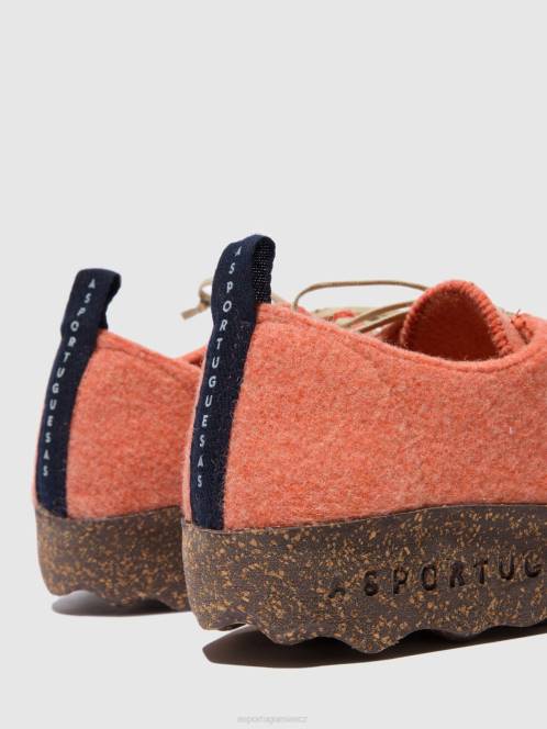 Asportuguesas šněrovací boty chat - F2X893 Asportuguesas Shoes mandarinka ženy obuv