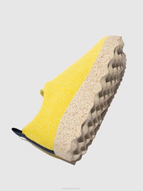 Asportuguesas šněrovací boty tábor - F2X8110 Asportuguesas Shoes žluť ženy obuv