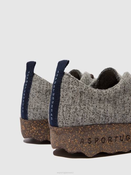 Asportuguesas šněrovací boty tábor - F2X884 Asportuguesas Shoes dřevěné uhlí ženy obuv