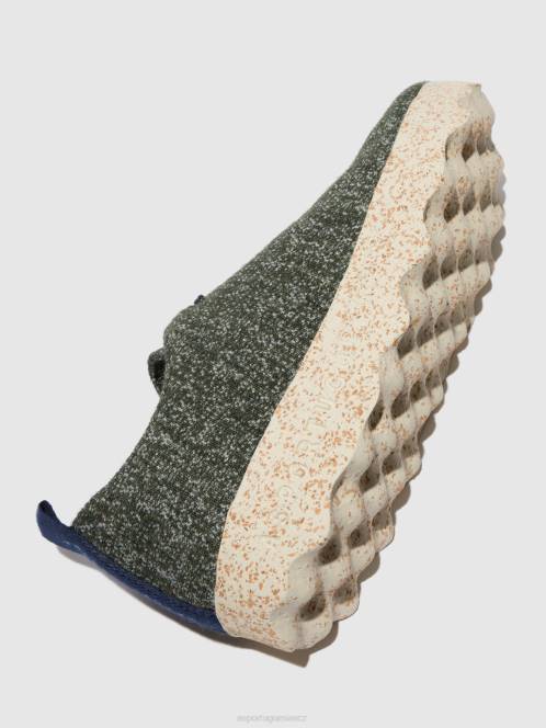 Asportuguesas šněrovací boty tábor - F2X899 Asportuguesas Shoes zelený ženy obuv