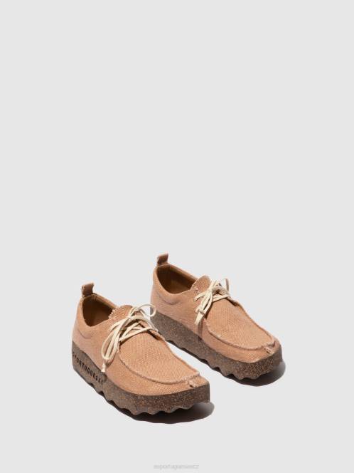 Asportuguesas nazouváky chat - F2X883 Asportuguesas Shoes skořicové konopí ženy obuv