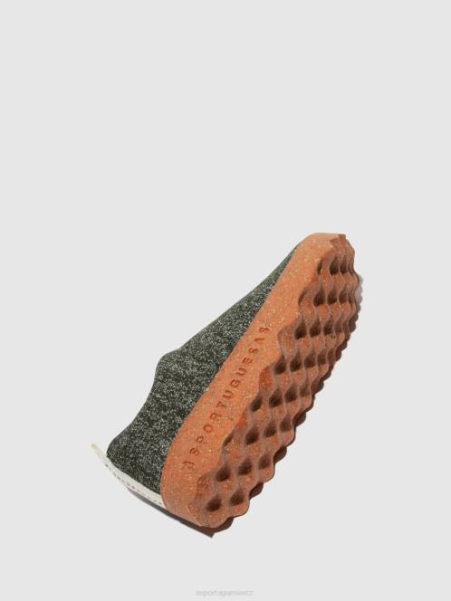 Asportuguesas nazouváky tábor - F2X8120 Asportuguesas Shoes zelené merino ženy obuv