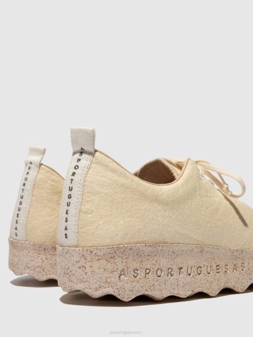 Asportuguesas nazouváky tábor - F2X890 Asportuguesas Shoes krém pinatex ženy obuv